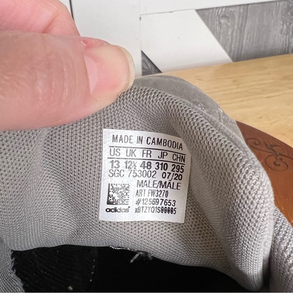 Adidas DAILY 3.0 SHOES Gray size 13 - Picture 4 of 10